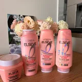 Elseve Glycolic Gloss, шампунь, бальзам, маска 1
