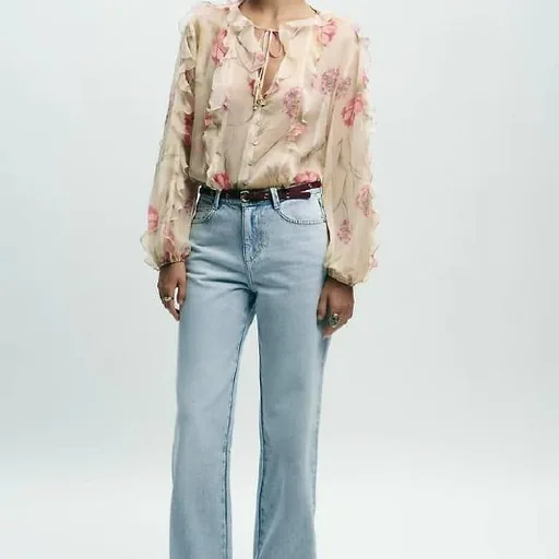 Джинсы Zara средней посадки Regular fit, размер 34