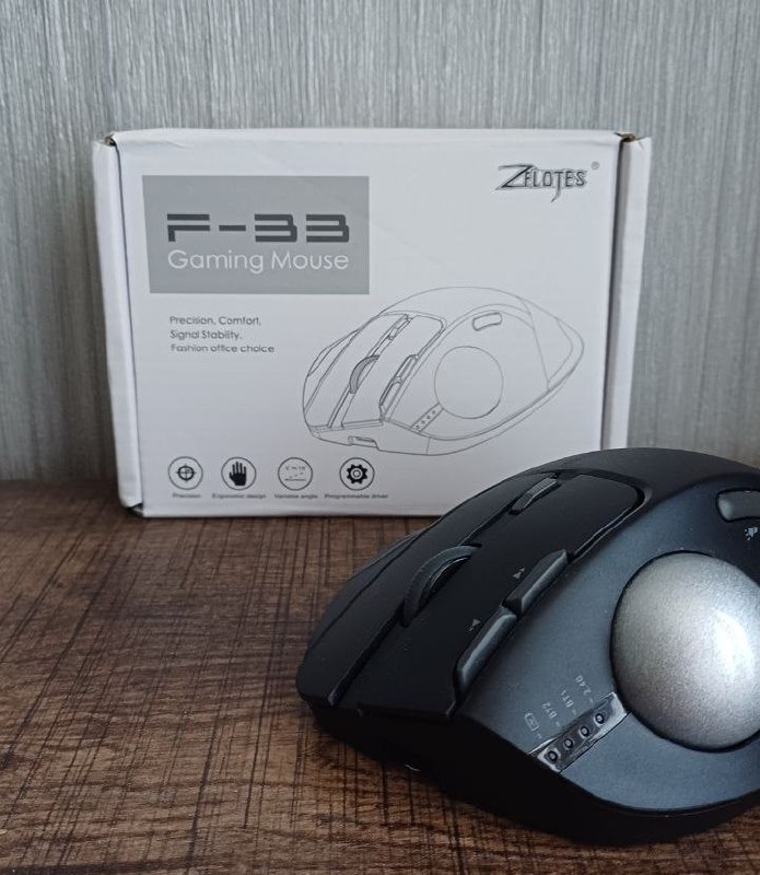 Беспроводная bluetooth-мышь ZELOTES F-33 Trackball