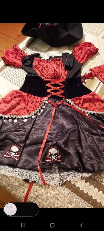 Halloween pirate costume, size S