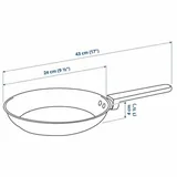 Комплект сковородок IKEA MIDDAGSMAT 24 и 28 см 3