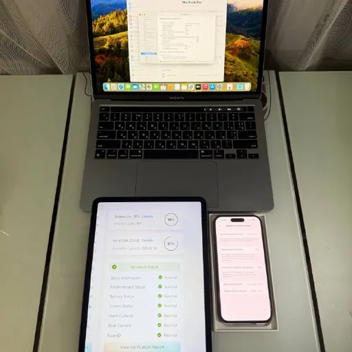 MacBook Pro 13 M2, iPhone 15, iPad Pro 11