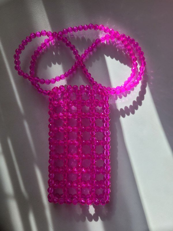 Сумка для телефона из бусин ручной работы