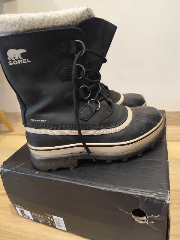 Ботинки зимние Sorel Caribou размер 8.5 3