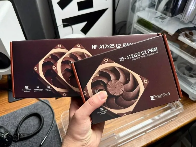 Noctua NF-A12x25 G2 вентиляторы 1