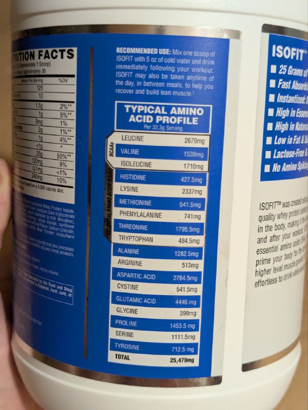 Протеин isofit whey isolate powder ванильное мороженое 3