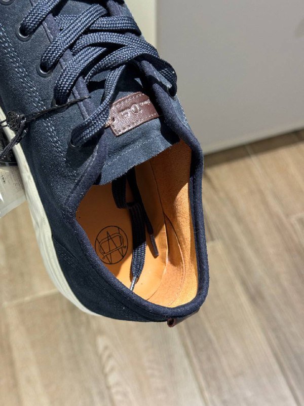 Кеды Massimo Dutti синие нубук замша мужские 2