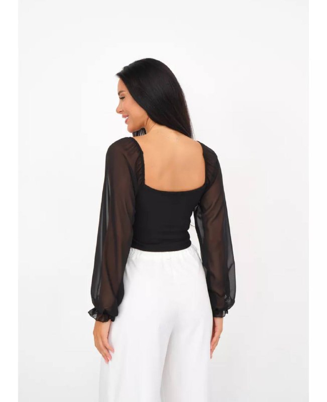 Черный корсет на молнии 2