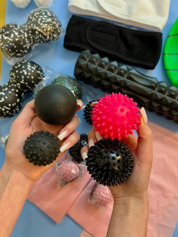 Спортивный инвентарь для йоги и растяжки, массажные мячики 2