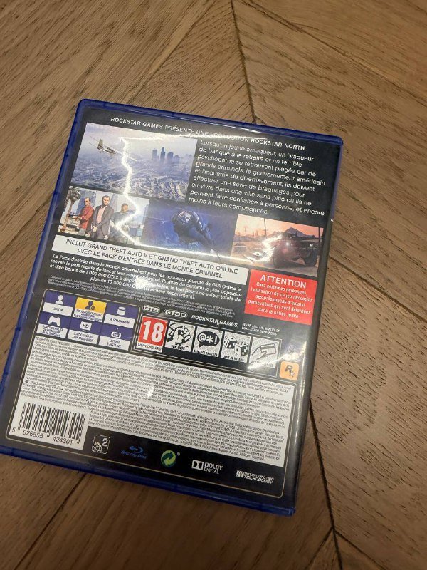 Диск GTA V на PS5