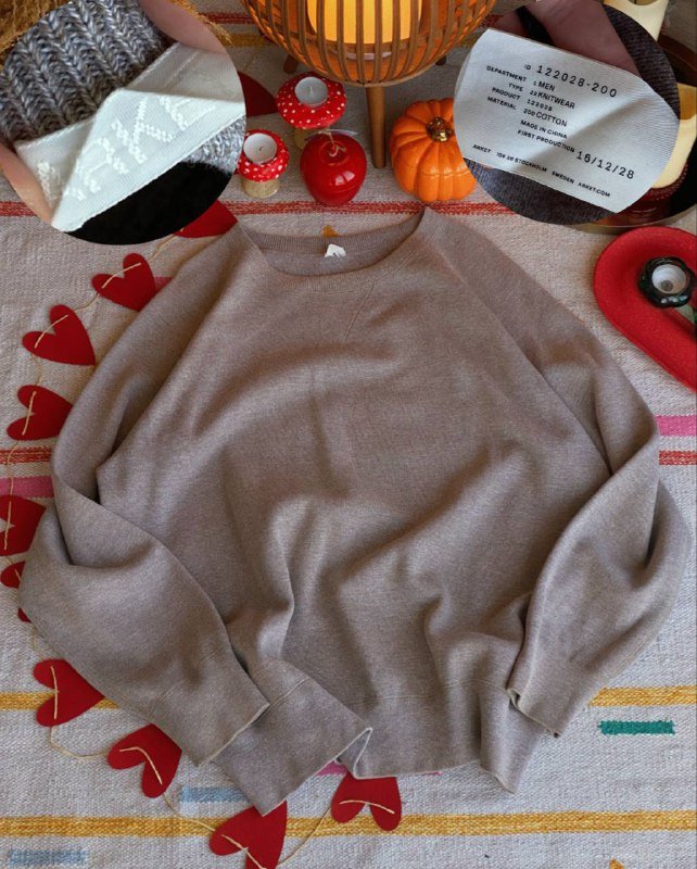 Arket, Kenzo, Palace, Alexander McQueen свитшоты мужские