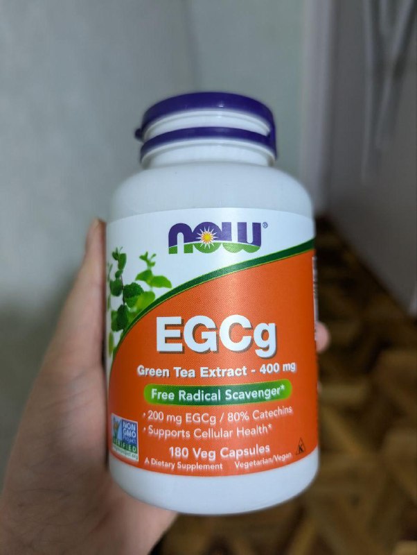 Пищевая добавка NOW Foods EGCg экстракт зеленого чая