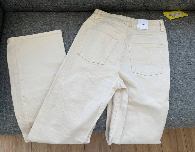 Льняной оверсайз пиджак Topshop, Белые джинсы JJXX 9