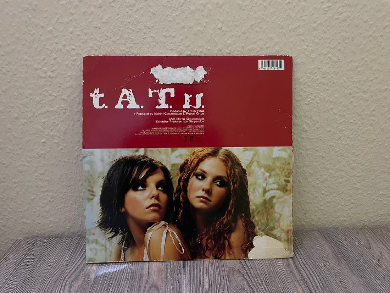 Виниловая пластинка t.A.T.u. лимитированное издание 2