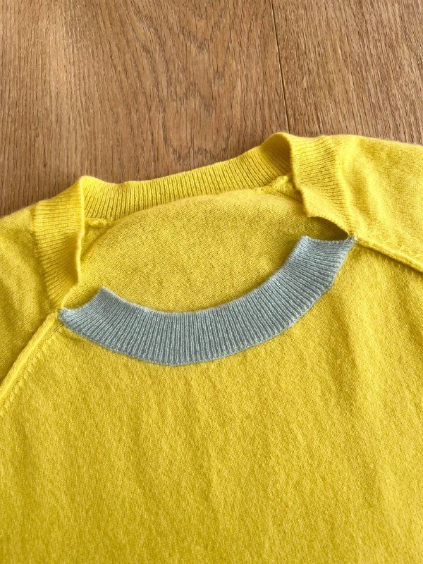 кашемир Marie Lund свитер, бэби альпака свитер Les Racines du Ciel, кашемир джемпер желтый 6