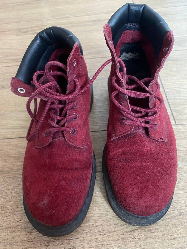 Dr. Martens, винтажные замшевые ботинки 6