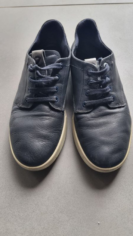 Ecco мужские кожаные кеды размер 40 2