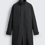 Мужская чёрная куртка Zara 3