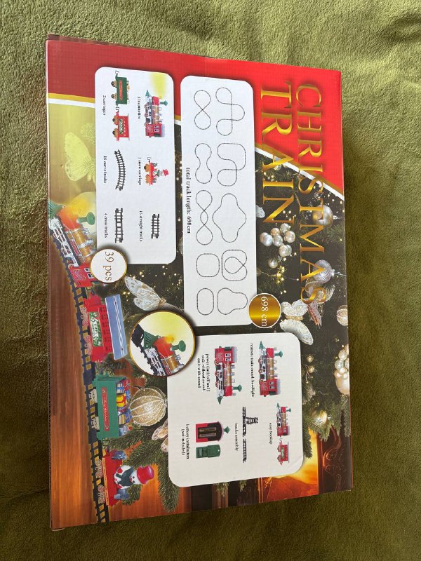 Елка из jysk 180 см, Рождественский поезд с батарейками 3