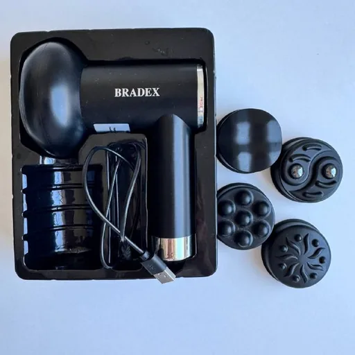 Массажер Bradex с четырьмя насадками