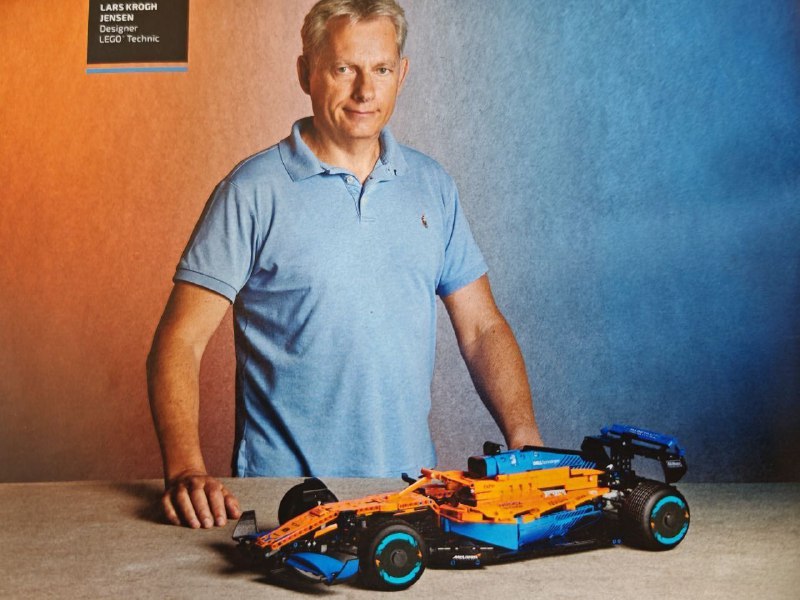 Lego Maclaren модель Формулы 1 без коробки 5