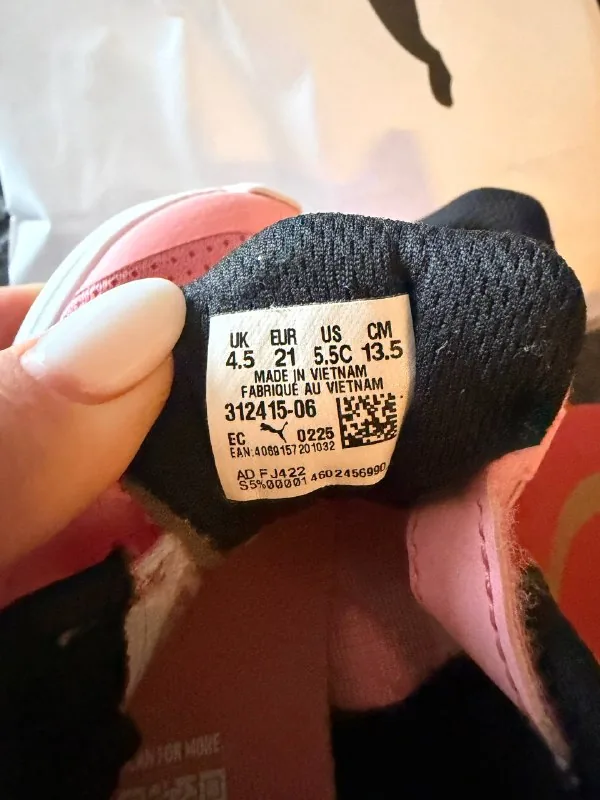 Детские кроссовки Puma, размер 21 1