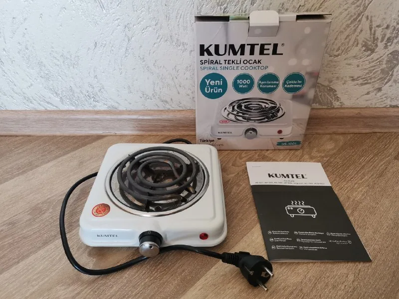 Электроплитка Kumtel 1000Вт