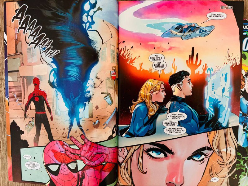Комиксы Marvel Zero, Fantastic Four, X-men, Godzilla vs Spiderman 7