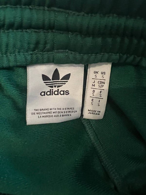Adidas зеленые спортивные штаны размер S