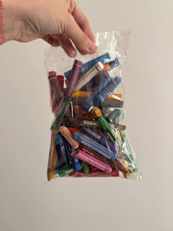 Много разной масляной пастели