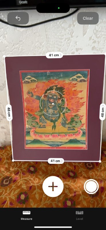 Тибетская танка с изображением бодхисттавы Ваджрапани 3