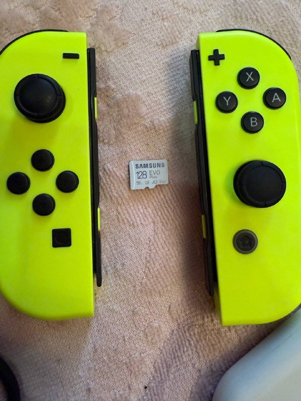 Nintendo Switch OLED, Joy-Con контроллеры, док-станция, microSD 128 ГБ, чехол 8