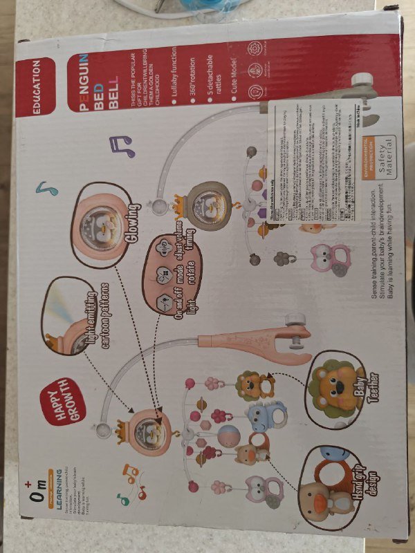 Манеж, кроватка детская, стерилизатор, подушки, шезлонг, мобиль, одежда для малыша 7