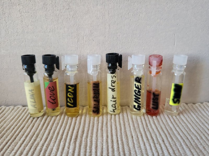 Пробники духов LUSH Alina, Love, Icon и др.