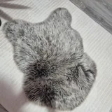 Белый ковер, маленький коврик 1