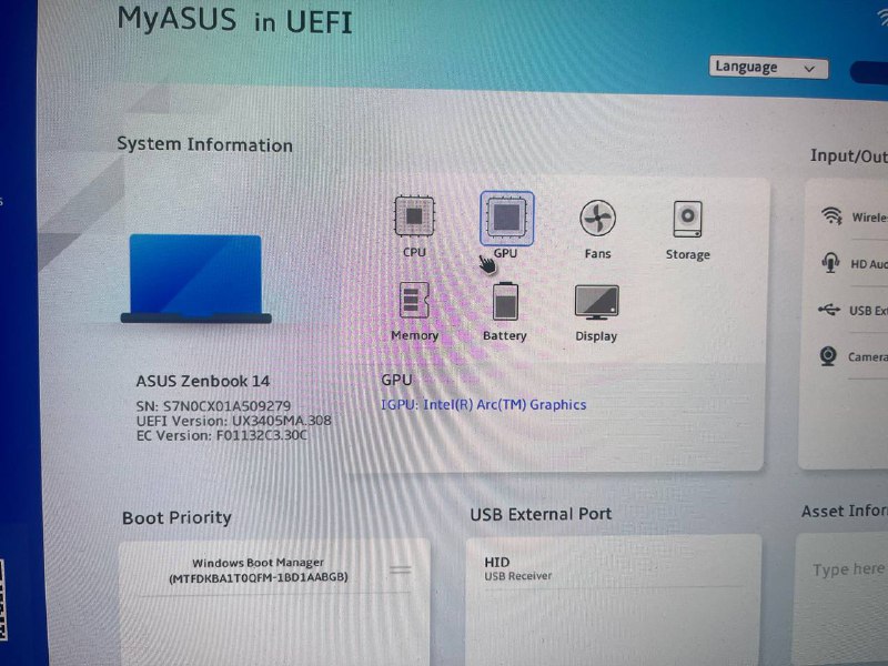 asus zenbook ноутбук 14 дюймов 16GB RAM 1TB SSD Intel Core Ultra 7 4