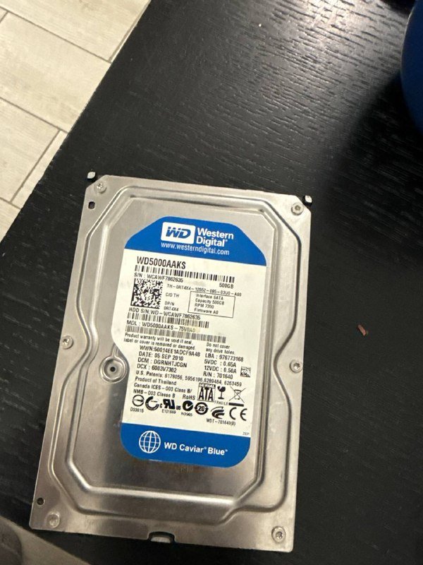 Жёсткий диск HDD Western Digital 500GB