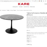 Стол KARE Design «Schickeria Marble» 6