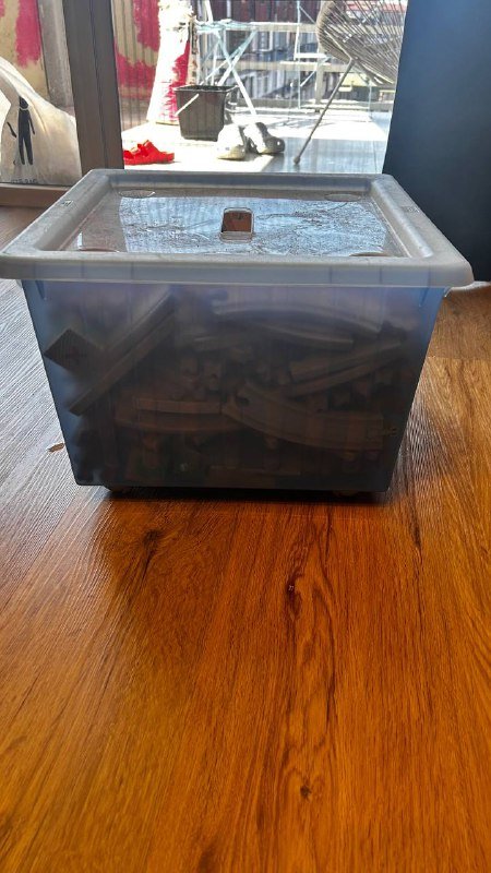 Деревянная игрушечная дорога с электропоездом Икеа