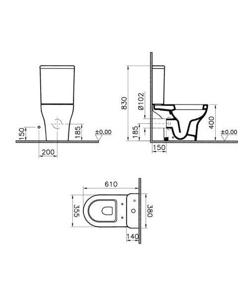 унитаз Vitra 5