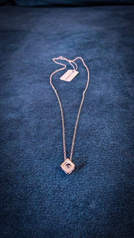 Оригинальный серебряный кулон куб