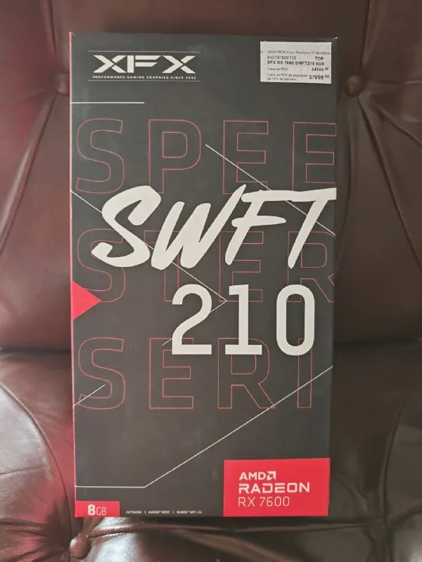 Видеокарта XFX RX 7600 Swft 210 8Gb 1