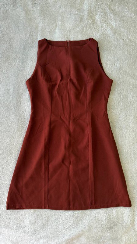 Платье А-силуэта терракотовое размер M 44/46