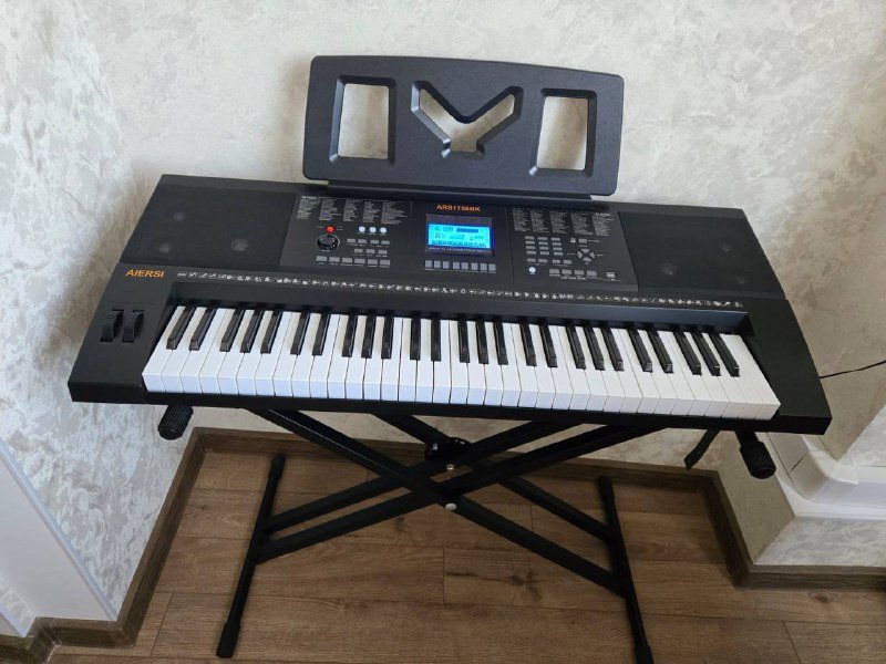 Синтезатор электронное пианино ARS1758BK 61 клавиша