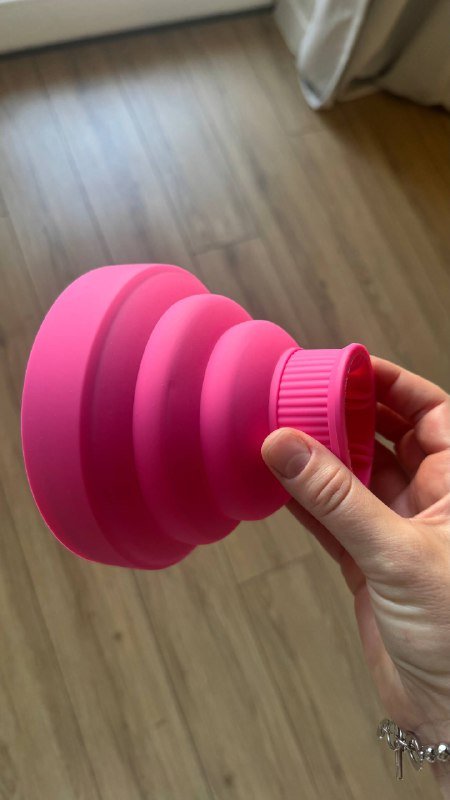 Силиконовый и пластиковый диффузоры для фена