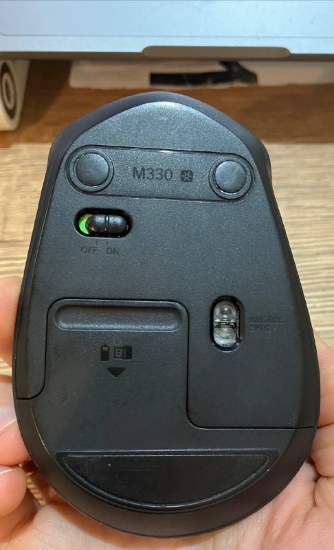 Мышка Logitech M330 Silent plus, беспроводная, б/у 2