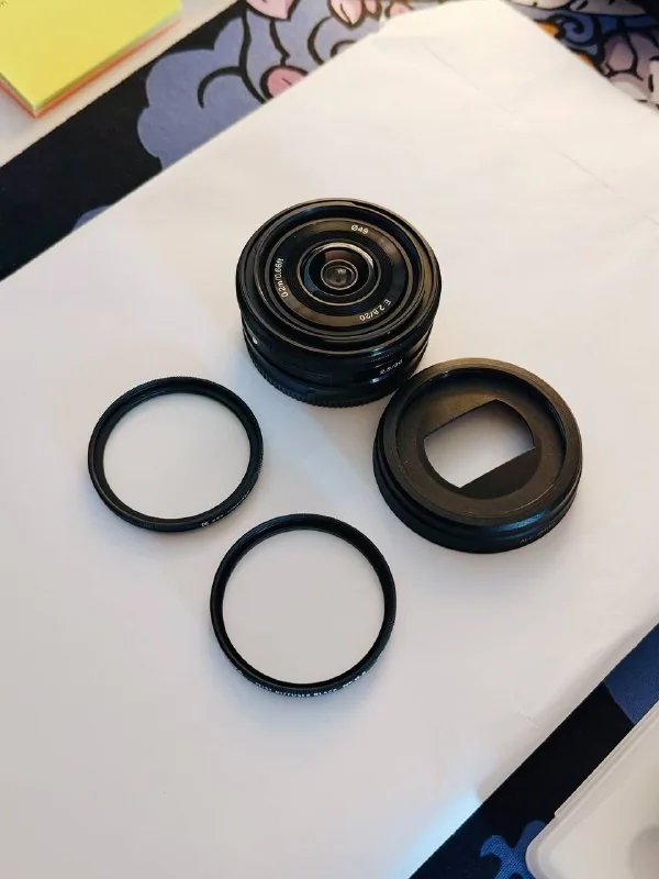 Sony 20mm F2.8 lens with Black Mist 49mm filter 1