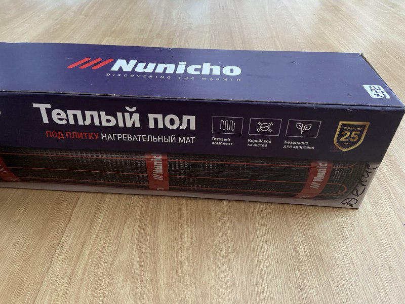 теплый пол NUNICHO и терморегулятор iWarm 6