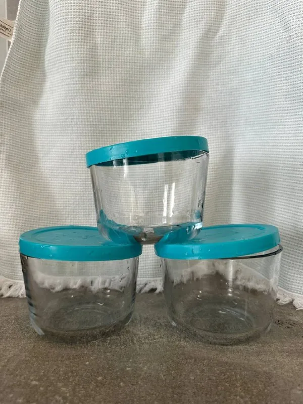 Стеклянные контейнеры с силиконовой крышкой 1