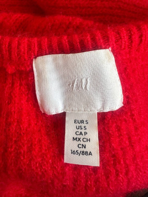 Кардиган Zara XL, Джемпер H&M S 5